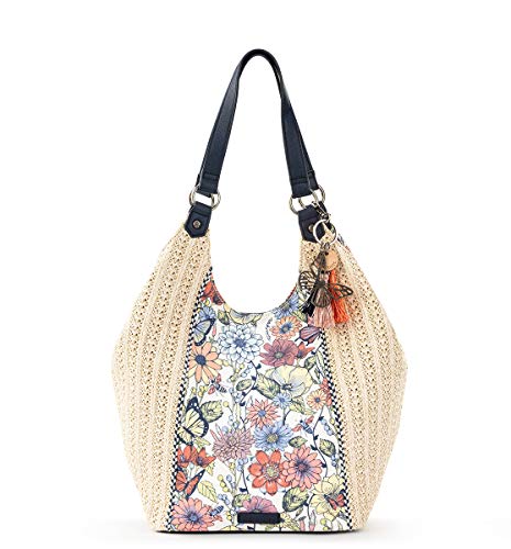 Sakroots Roma Straw Shopper Multi in Bloom Multi in Bloom