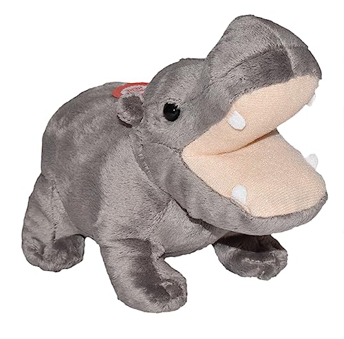 Wild Republic Wild Calls Hippo, Authentic Animal Sound, Stuffed Animal, Eight Inches, Gift for Kids, Plush Toy, Fill is Spun Recycled Water Bottles, 8' (23327)