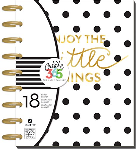Me and My Big Ideas PLNR-22 Create 365 The Happy Planner, Sugar and Type, Jul 2016 - Dec 2017