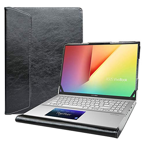 Alapmk Protective Case for 15.6' Asus VivoBook S15 S532FA/VivoBook 15 F512DA F512FA X512FA/ASUS Q547FD Q537FD/ZenBook Flip 15 Q538EI Q528EH & Lenovo IdeaPad Slim 7 GTX/IdeaPad Slim 7 15IIL05,Black