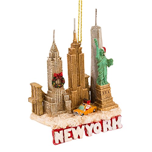 Kurt Adler 3.75 Inches Tall City Travel New York City Ornament