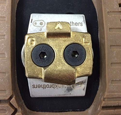 GoodVibration Leg Length Spacer for Time ATAC Cleats MX 2 4 6 XC 8 12 + CRANKBROS Shoe Shield (Black, 4mm spacers + Shoe Shield)