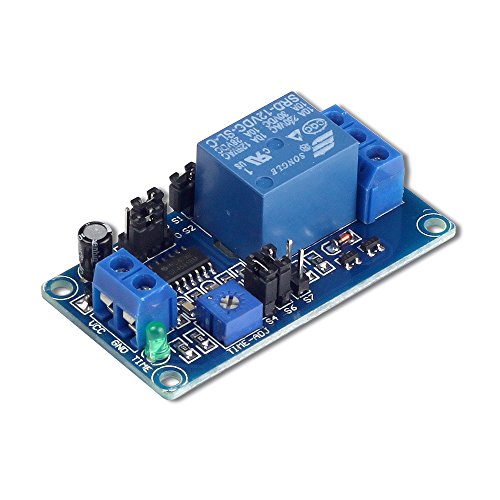 UCTRONICS DC 12V Time Delay Relay Module for Smart Home, Tachograph, GPS, PLC Control, Industrial Control, Electronic Experiment, Arduino Robot