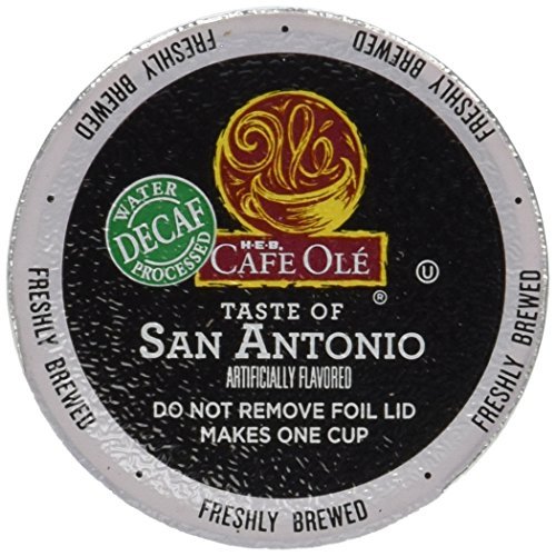 H.E.B. Taste of San Antonio DECAF (single brew)--12 count single box by Cafe Ole