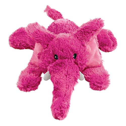KONG Cozie Elmer the Elephant, Medium Dog Toy, Pink