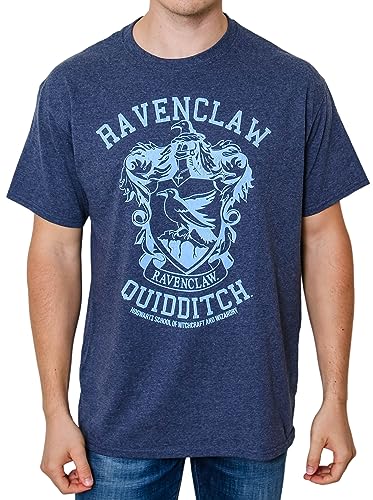 Harry Potter Ravenclaw Quidditch Team Adult T-Shirt(MD, Navy Heather)