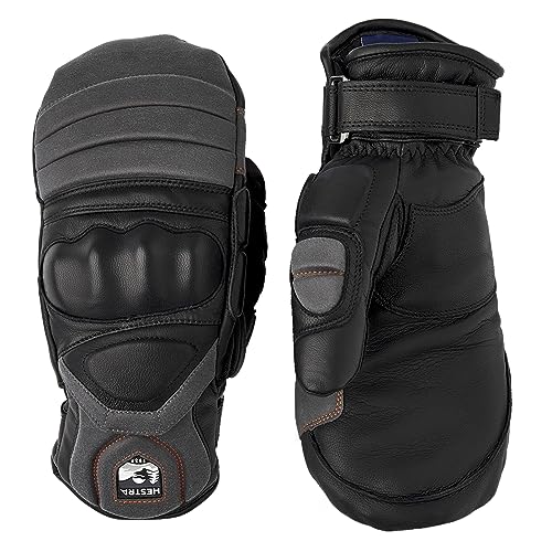 Hestra Impact Racing Sr. Mitt - Black/Flame Red - 11