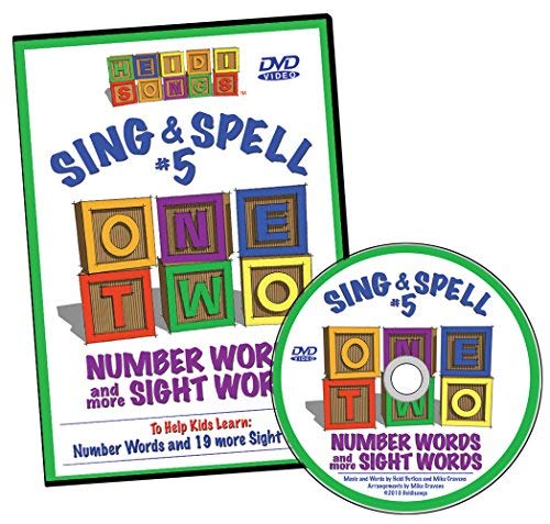 Sing & Spell the Sight Words: Volume 5 - Number Words and more Sight Words DVD