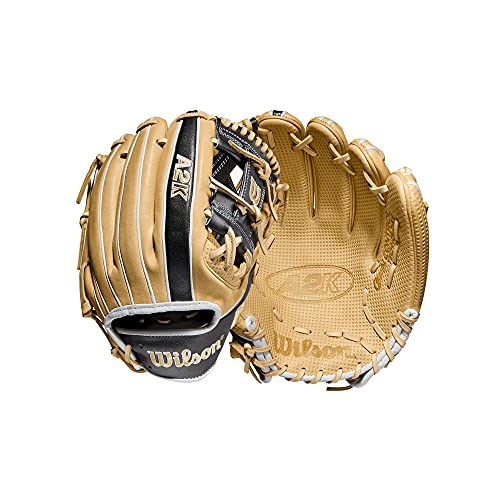 Wilson 2022 A2K SC1786 11.5' Infield Baseball Glove - Blonde/Gunmetal, Right Hand Throw