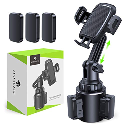 Miracase Cup Holder Phone Mount for Car, Universal Phone Holders for Your Car, Long Neck Car Cup Cell Phone Mount for iPhone Samsung Google and All 4.0-7.0 inches Smartphones