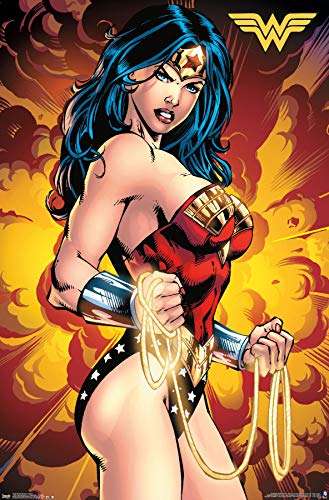 Trends International DC Comics-Wonder Woman-Vibrant Wall Poster, 22.375' x 34', Premium Unframed Version