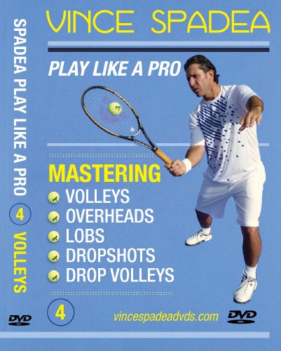 ATP Tour Pro Vince Spadea's, Play Tennis Like A Pro, Vol 4. Mastering Volleys, Overheads, Lobs and Drop Shots! For Beginner, Intermediate and Advanced Tennis Players! Improve Your Game!