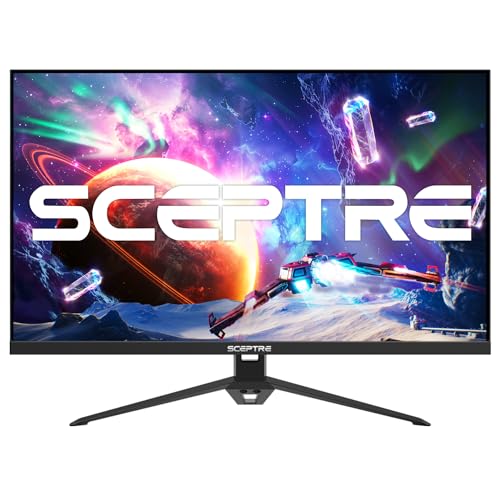 Sceptre IPS 24” Gaming Monitor 165Hz 144Hz Full HD (1920 x 1080) FreeSync Eye Care FPS RTS DisplayPort HDMI Build-in Speakers, Machine Black 2020 (E248B-FPT168),IPS 24' 165Hz