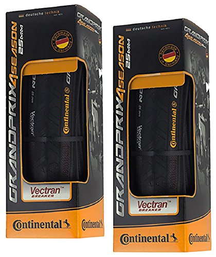 Continental Grand Prix 4-Season 700x25 Folding Clincher Tire 2-Pack