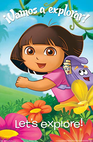 Trends International Nickelodeon Dora The Explorer - Explore Wall Poster, 22.375' x 34', Premium Unframed Version