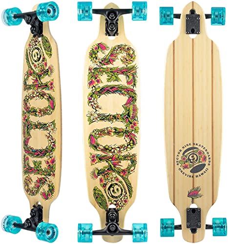 Sector 9 Longboard Complete Fractal Flora Bamboo Drop Through 9' x 36'