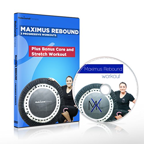 Maximus Rebound - Mini Trampoline DVD Workout Compilation. Includes 3 Progressive Motivating, Fun Rebounding Fitness Workouts - to Help You Lose Weight