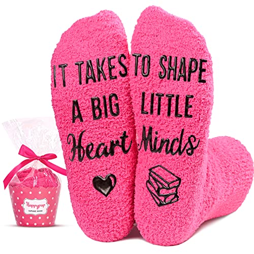 HAPPYPOP Teacher Appreciation Gifts for Teachers Women, Cool Gifts for Teachers Funny Teacher Gifts Cute Teacher Gifts, Teacher Socks for Women
