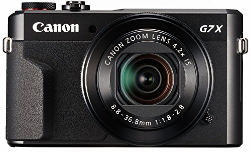 Canon PowerShot Digital Camera [G7 X Mark II] with Wi-Fi & NFC, LCD Screen, and 1-inch Sensor - Black, 100-1066C001