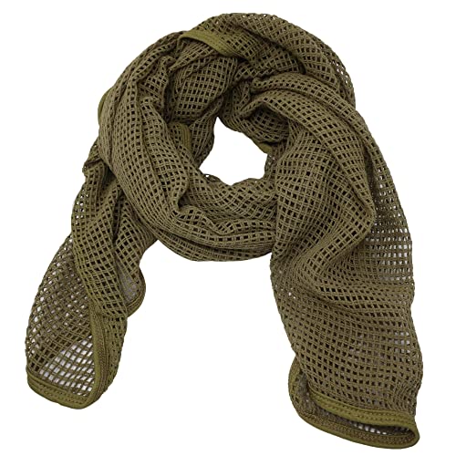 Arcturus Sniper Veil | Tactical Scarf to Camouflage Your Neck, Face & Head | 100% Cotton - 48' x 40' (Olive Drab)