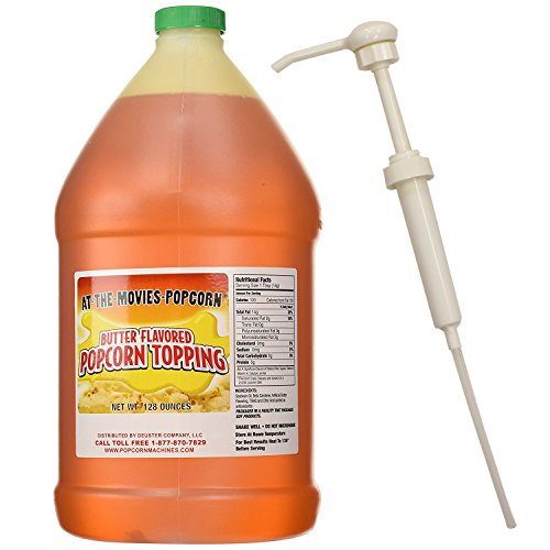 Buttery Flavor Popcorn Topping (Gallon w/Pump)