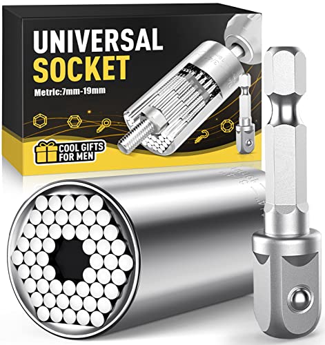 Gifts for Men, Stocking Stuffers for Men, Super Universal Socket Tools, Christmas Gifts for Men, Dad, Him, Husband, Boyfriend, Grandpa, Cool Gadgets for Men, White Elephant Gifts for Adults