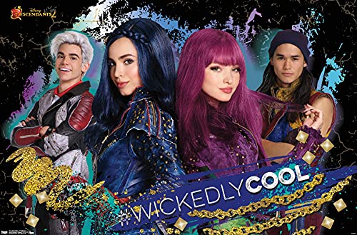 Trends International Disney Descendants 2 - Wickedly Cool Wall Poster, 22.375' x 34', Unframed Version