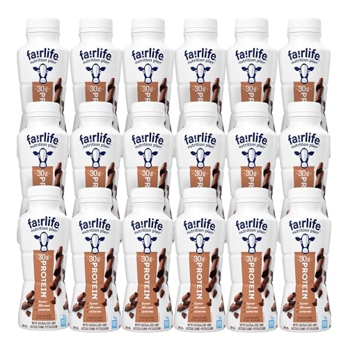 (Pack of 18) Fairlife Nutrition Plan, High Protein Chocolate Shakes 11.5 Fl.o.z | Fairlife Protein Shakes 30g of Protein by World Group Packing Solutions