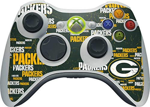 Skinit Decal Gaming Skin Compatible with Xbox 360 Wireless Controller - Officially Licensed NFL Green Bay Packers Blast Design