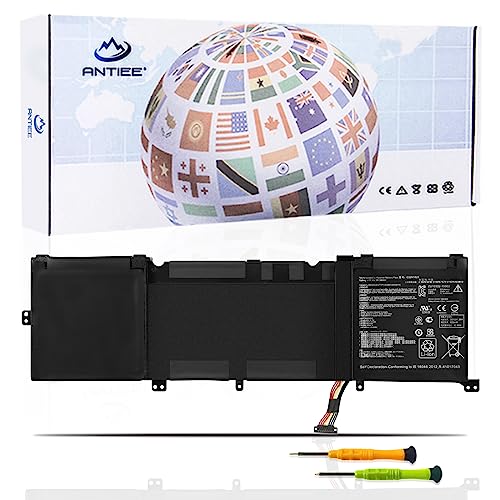 ANTIEE 96Wh C32N1523 Laptop Battery Replacement for Asus Zenbook Pro N501L UX501 UX501VW UX501VW-F1020 FY010T FY057R FY102R FY062T FY145T FY144T DS71T FJ098T FJ044T UX501VW-US71T 0B200-01250300 11.4V