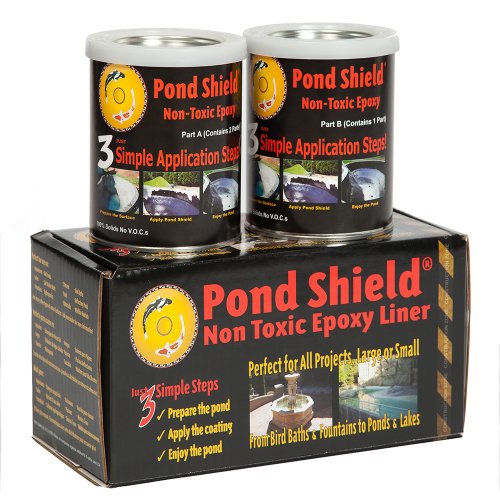 Pond Armor SKU-SKYBLUE-QT-R Non-Toxic Pond Shield Epoxy Paint, 1.5-Quart, Sky Blue, 48 Fl Oz (Pack of 1)