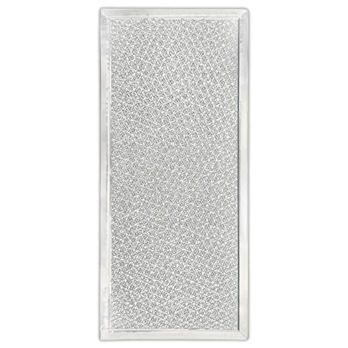 Microwave Filter Replacement 5.78' x 12.91' Fits W10208631A Whirlpool Microwave Filter - Aluminum Mesh Screen Grease Filter - Freshens and Filters Kitchen Air in Over the Range Oven Vent Fan
