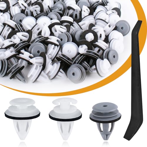 Xislet 120Pcs Door Trim Panel Retainer Clips Compatible with BMW 3 5 7 Series E36 E34 E38 E39 M3 X1, X3, X4, X5, X6 Replace 51411973500, 51418224768, 51418224781, 51410407983, 51430141025