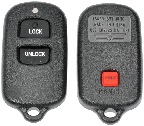 Dorman 13663 Keyless Remote Cases Repair Compatible with Select Scion/Toyota Models, Black