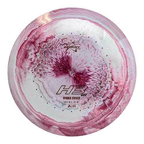 Prodigy Disc AIR Spectrum H3 V2 | Straight Flying Hybrid Driver | Lightweight Driver | 160-164g | New Swirly Lightweight Plastic | Easy Controlled Distance Shots | Colors May Vary (150-159g)