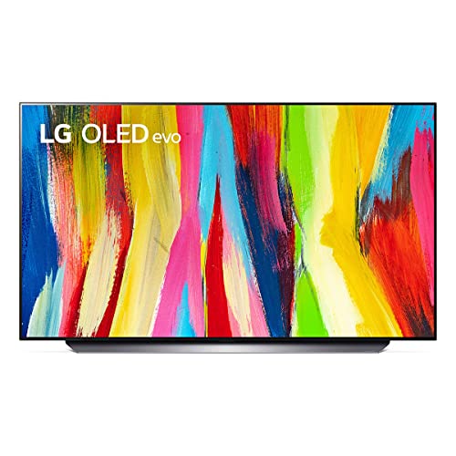 LG C2 Series 48-Inch Class OLED evo Smart TV OLED48C2PUA, 2022 - AI-Powered 4K TV, Alexa Built-in, Dark Silver