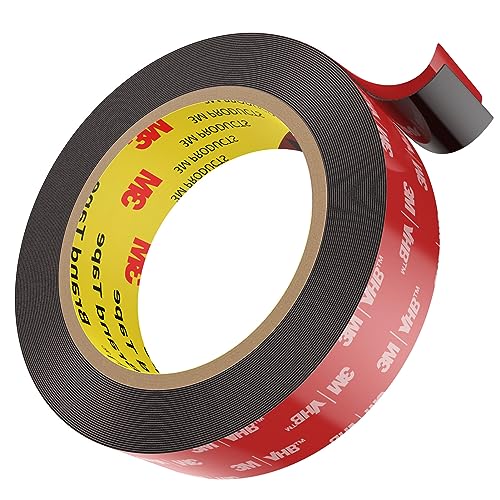 EMITEVER Double Sided Tape, Heavy Duty Acrylic Foam Mounting Tape, 23Ft x 0.6In Two Sided Adhesive Tape, 2 Sided Tape for Automotive, Home, Office Decor