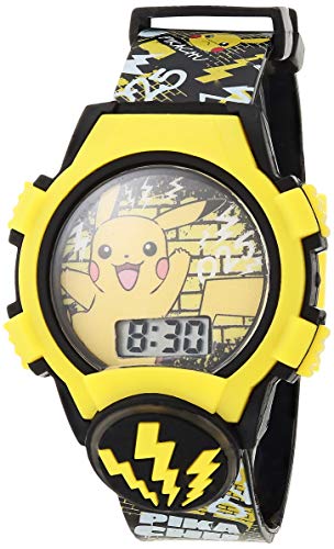 Accutime Pokemon Boys' Quartz Watch with Plastic Strap, Multicolor, 14 (Model: POK4214AZ), Multi