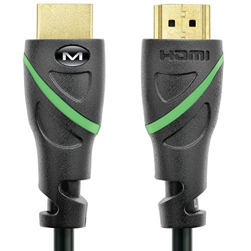 Mediabridge Flex Series HDMI Cable (1 Foot) Supports 4K@50/60Hz, High Speed, Hand-Tested, HDMI 2.0 Ready - UHD, 18Gbps, Audio Return Channel