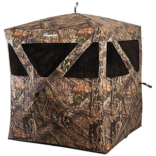 Ameristep Caretaker Run & Gun Hunting Blind | Lightweight 2 Person Ground Blind in Mossy Oak Break-Up Country, One Size