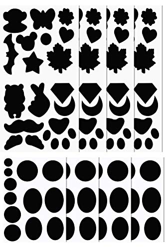 MOONSJONES Down Jacket Repair Patch 8 Sheet, Black Nylon Blank Tape Patches for Jackets Tenacious, Blemish Waterproof Patagonia Sticker Self-Adhesive Repair Patching Kit for Jackets