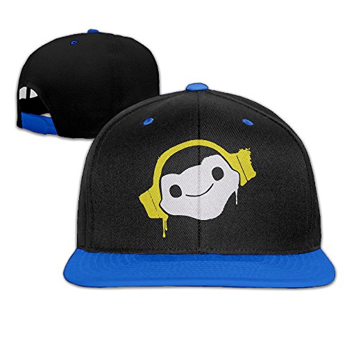 Iced Casuki Men/Women's Lucio Headphones Spray Hip Pop Baseball Cap Hat RoyalBlue
