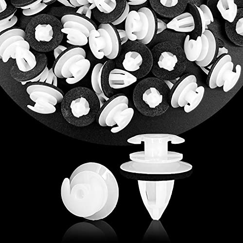 Gistilli 50Pcs 9mm Door Trim Panel Retainer Clips with Seal Ring #51411973500 Compatible with BMW 320i 325Ci 325i 325xi 328Ci 328i 525i 530i E36 E34 E38 E39 E46