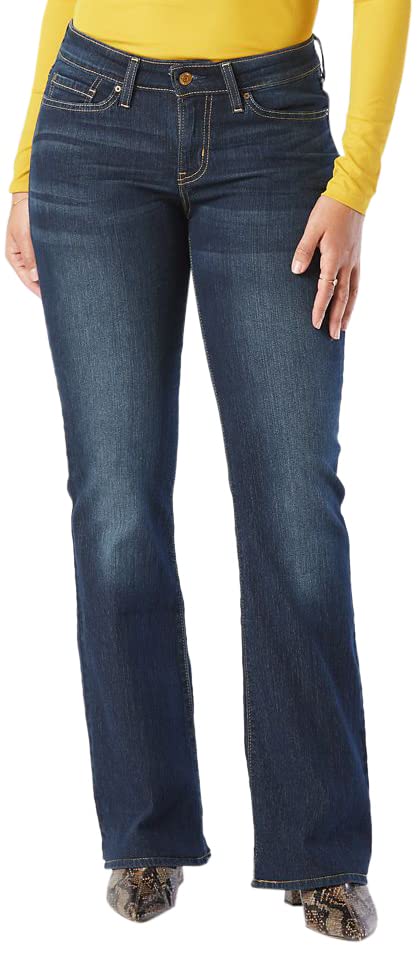 Signature by Levi Strauss & Co. Gold Label Women's Modern Bootcut Jean, stormy sky, 10 Long