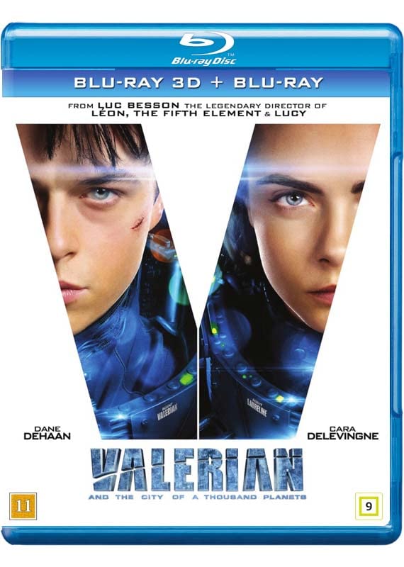 Valerian and the City of a Thousand Planets 3D (2017) (3D & 2D) [ NON-USA FORMAT, Blu-Ray, Reg.B Import - Denmark ]