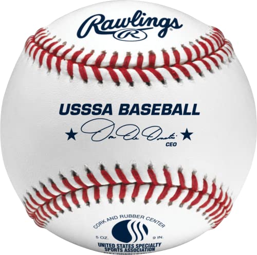 Rawlings | USSSA Baseballs | Competition Grade | ROLB1USSSA | Youth/14U | 12 Count