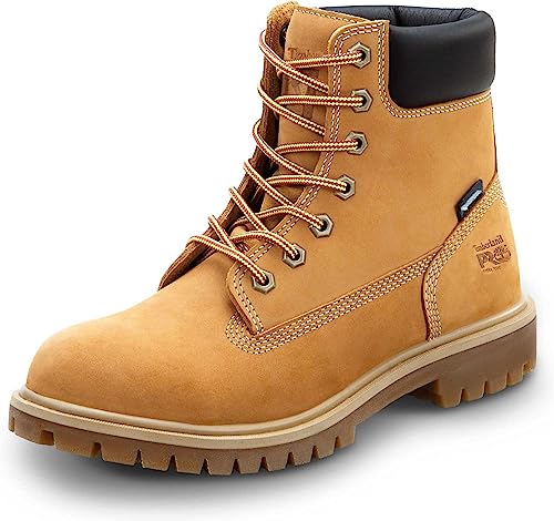 Timberland PRO 6IN Direct Attach, Women's, Wheat, Steel Toe, EH, WP/Insulated, MaxTRAX Slip-Resistant Boot (7.0 M)