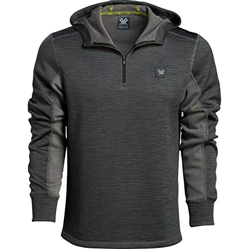 Vortex Optics Frontier Limits 1/4 Zip Hoodie - Grey Heather - Large