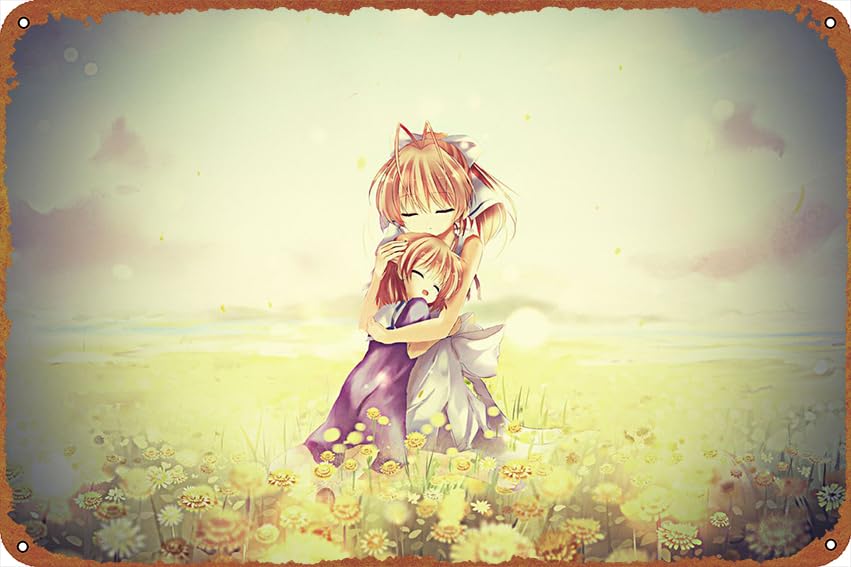 IEITB Clannad 12x8 Inch Rust-Free Tin Poster - Home Decor