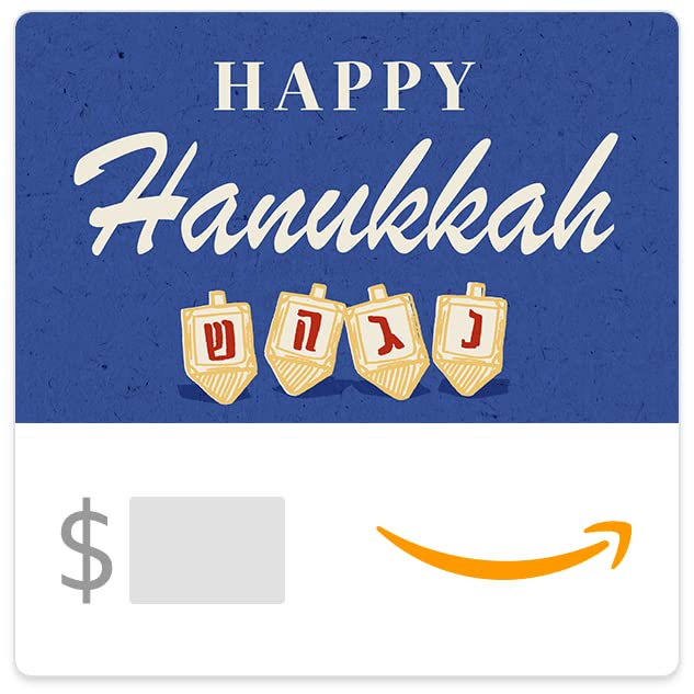 Amazon eGift Card - Hanukkah Four Dreidels